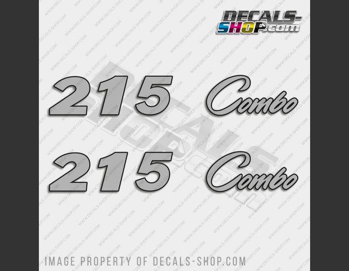 ProCraft 215 Combo New Style Boat Silver Decal Set of 2 x 11.5"